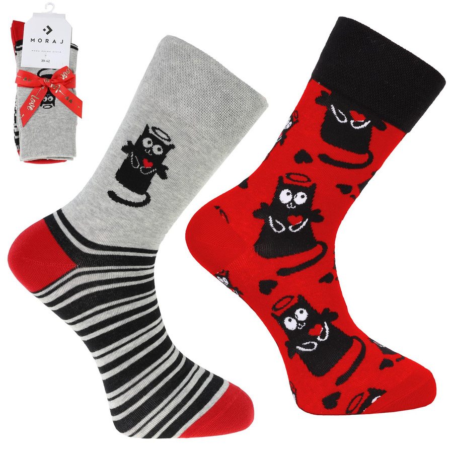 Valentine's Day Men's Cotton Multicolor Socks