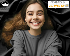 Frottee-Spannbettlaken Serie Graphit