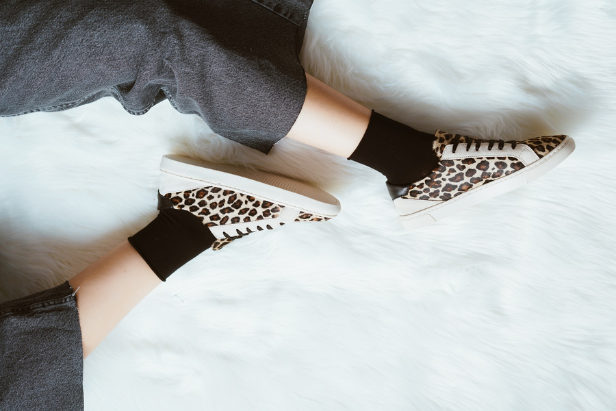 Socken ohne Druck Serie Schwarz