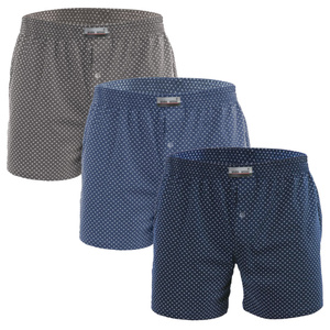 3er-Pack Classic loose cotton PANTHER Herren-Boxershorts Sesto Senso