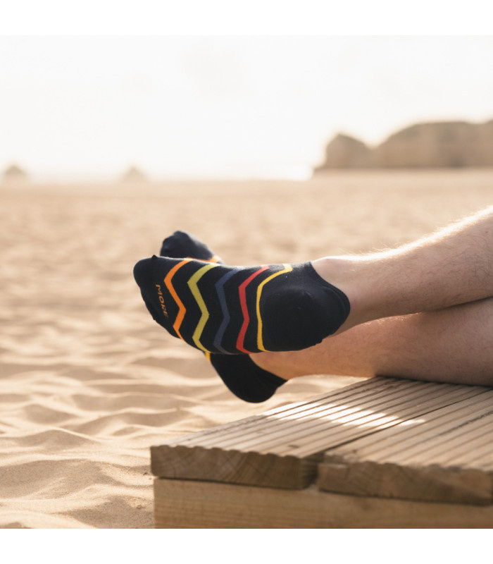 kolorowe stopki Damskie/Męskie Zygzak More Fashion