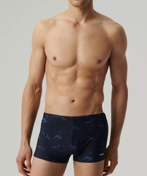 Badeshorts Kms-319 Dunkelblau-Blau