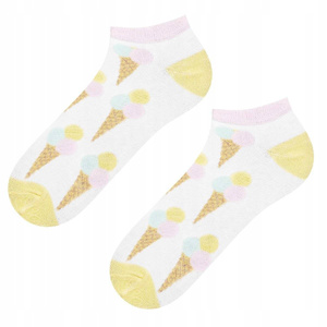 Stopki damskie kolorowe SOXO GOOD STUFF śmieszne lody