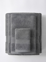 S TOWEL 100*150 LEO GREY