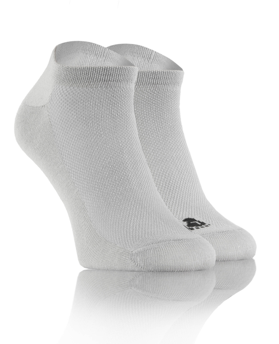 Sesto Senso Skarpetki Sneakers – Atmungsaktive Sportsocken aus 80% Baumwolle, Anatomic Fit, Air Control System, Unisex, Farbe: Popiel, Ideal für Sport und Freizeit, Komfort und Langlebigkeit