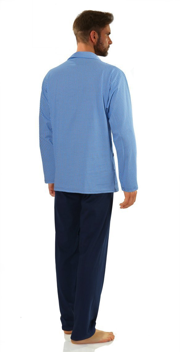 Herren-Schlafanzug Serie Blau