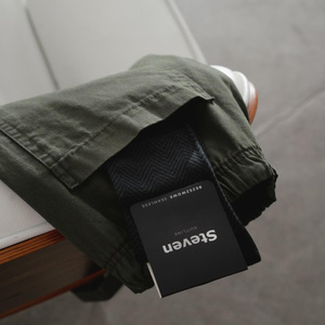 Jacquard-Socken Art. 011 Grau/Marine/Schwarz/Grau-Meliert