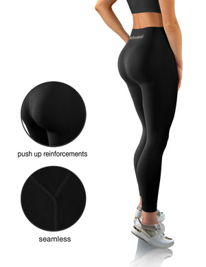 Legginsy damskie FITNESS z efektem Push Up Sesto Senso