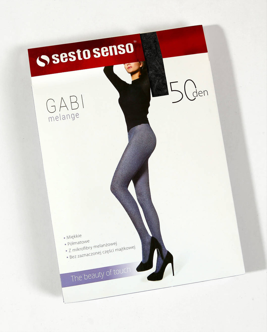 Sesto Senso Damen Strumpfhose 50 DEN Gabi – Bequeme, Halbdeckende Strumpfhose aus Poliamid, Elastisch, Langlebig, Ideal für Alltag und Besondere Anlässe, Farbe: Nero/Schwarz