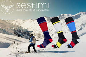 Ski Socken Serie 9112 Mehrfarbig
