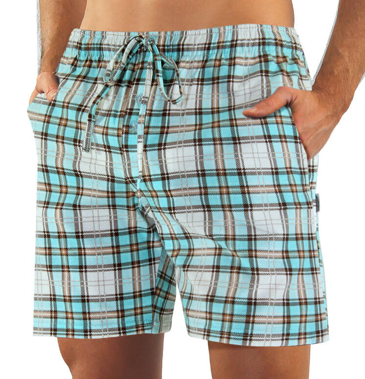 Schlafanzug Kurzarm Serie Blau