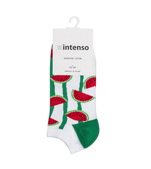 Farbige Socken Stops Kunst. 1849 Intenso Wassermelonen