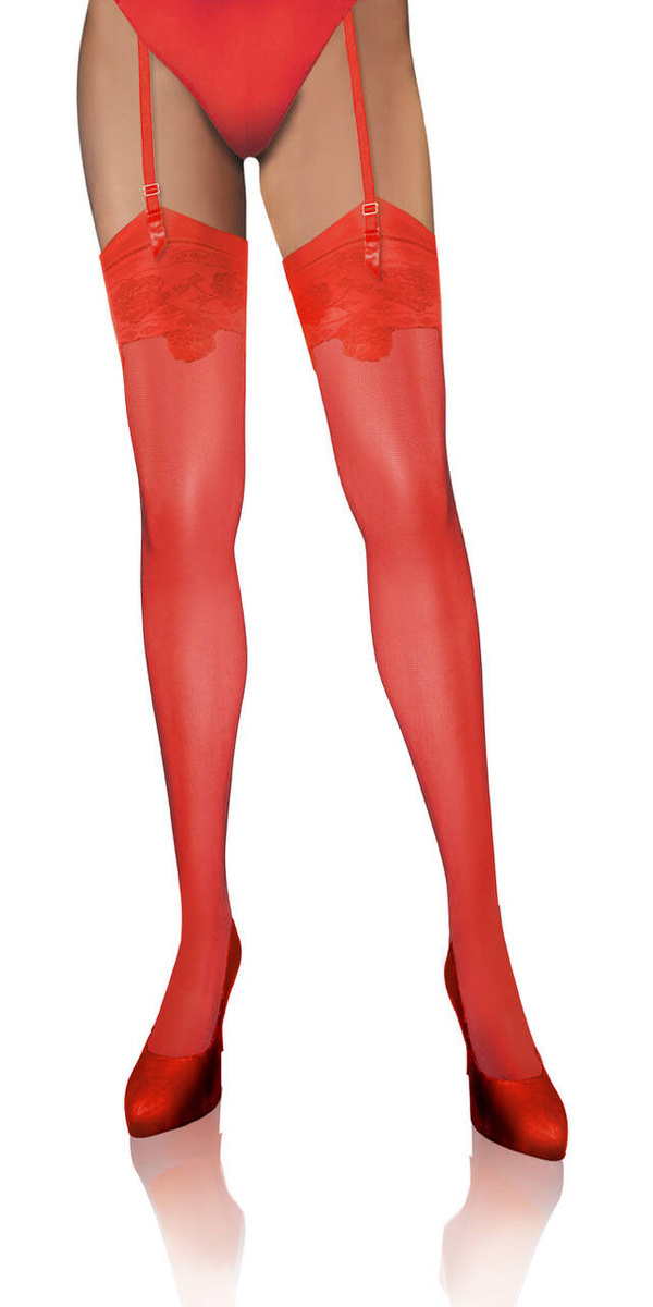 Sesto Senso Damenstrümpfe PDP 03 – Elegante und Bequeme Strümpfe, Halbmatte Optik, 20 DEN, Elastisches Material aus Poliamid und Elastan, Ideal für Romantische Anlässe und Alltag, Rot, Für Frauen, Valentinstag Kollektion