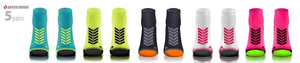 5X Bawełniane oddychające bezszwowe skarpety sportowe SPORT SOCKS Sesto Senso