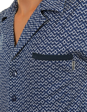 Herren-Schlafanzug Serie Blau