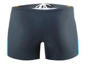 Badeboxer Herrenserie Grau Orange