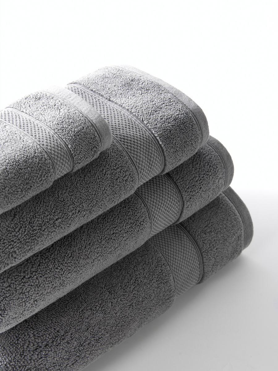 S TOWEL 100*150 LEO GREY