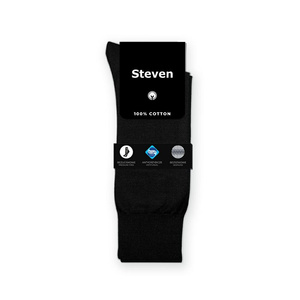 skarpety męskie GARNITUROWE męskie 100% bawełny Steven