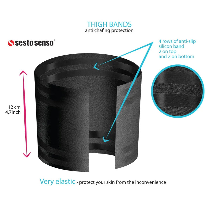 Oberschenkelband Serie Schwarz