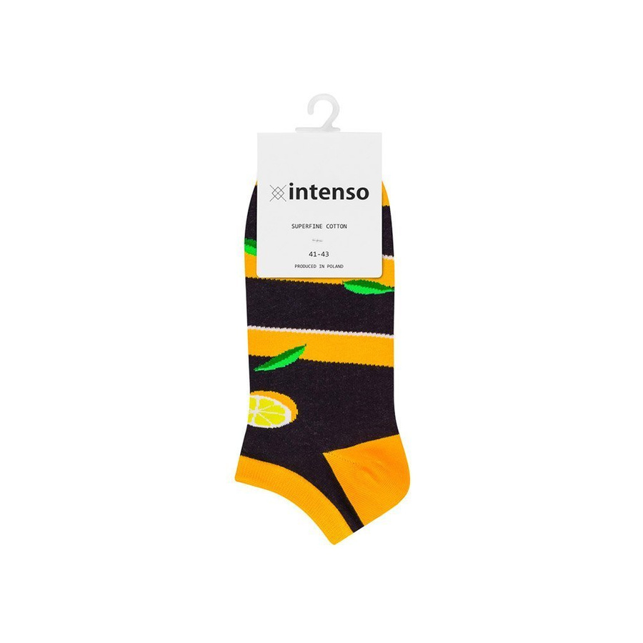 Farbige Socken Stops Kunst. 1849 Intenso-Zitronen