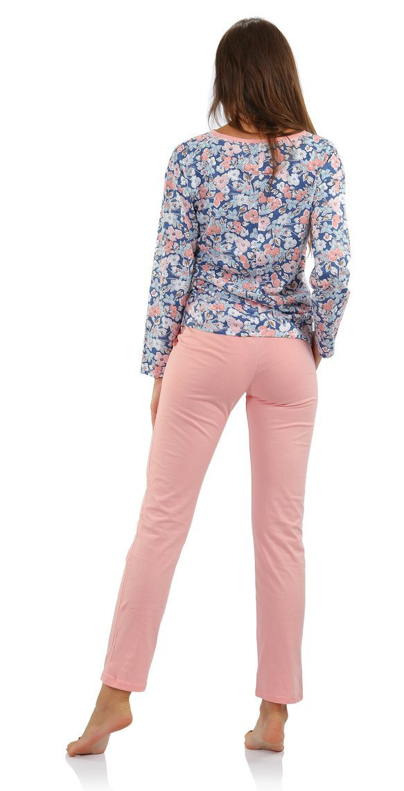 Damenpyjama Karolina Aprikose