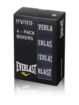 Men's Everlast Cotton Boxer Shorts 4 Pack