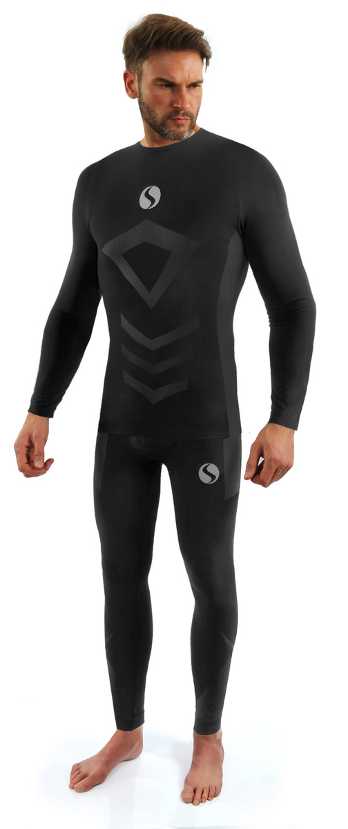 Thermounterwäsche Thermo Active Schwarz