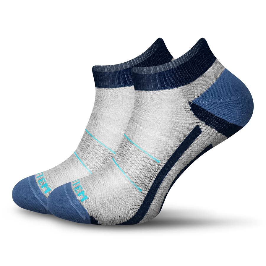 Sesto Senso Herren Sport Socken – Baumwoll Kurzsocken, Nahtlos, Atmungsaktiv, Antibakteriell mit Silberionen, Schwarz, Unisex, Ideal für Sportaktivitäten, Schweißableitend, Thermoregulierend, Komfort und Halt, Ganzjährig Nutzbar