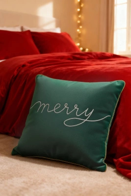 S PILLOWCASE 45*45 MERRY B.GREEN