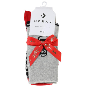 Valentine's Day Men's Cotton Multicolor Socks