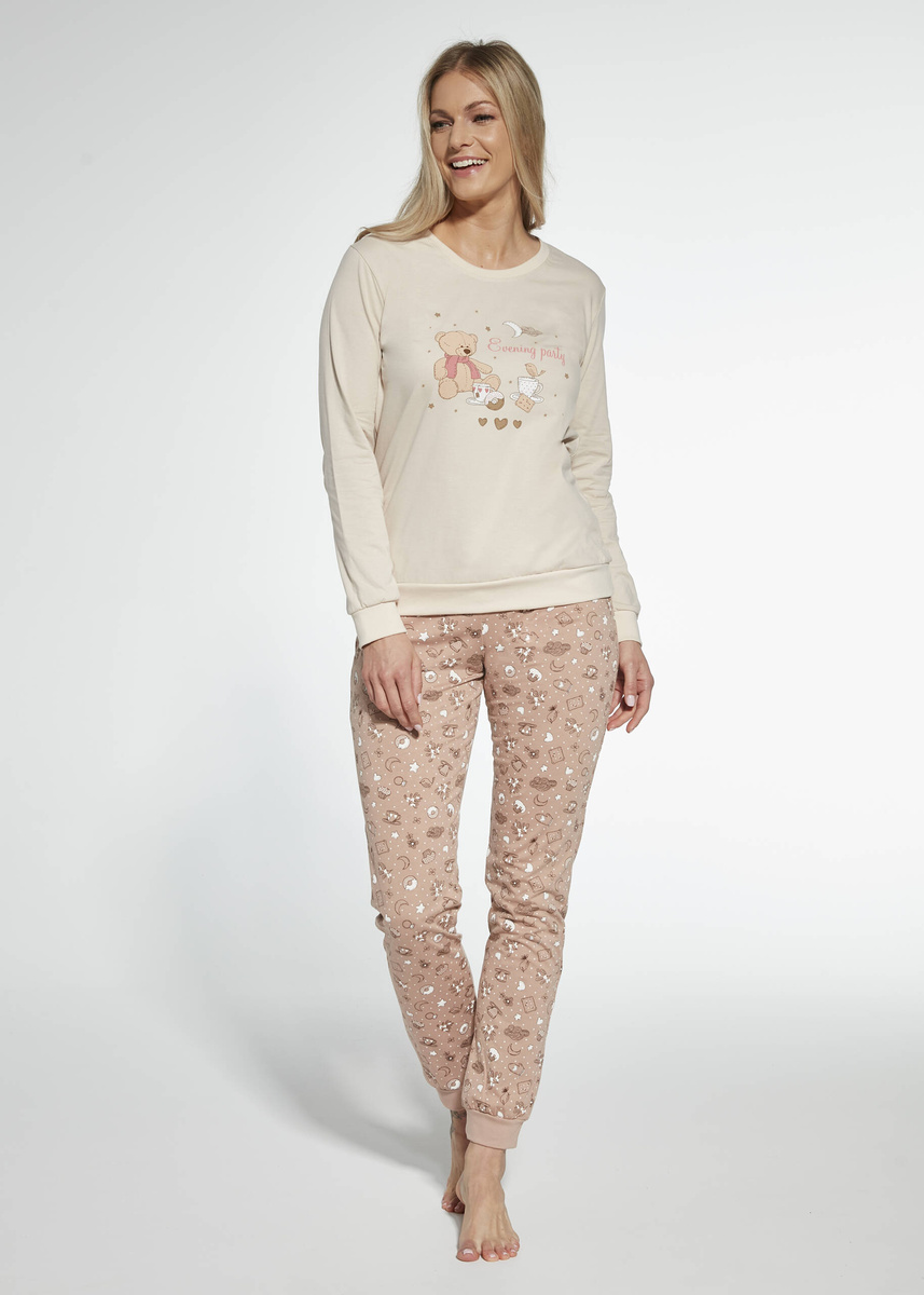 Piżama damska długa 671 Cornette