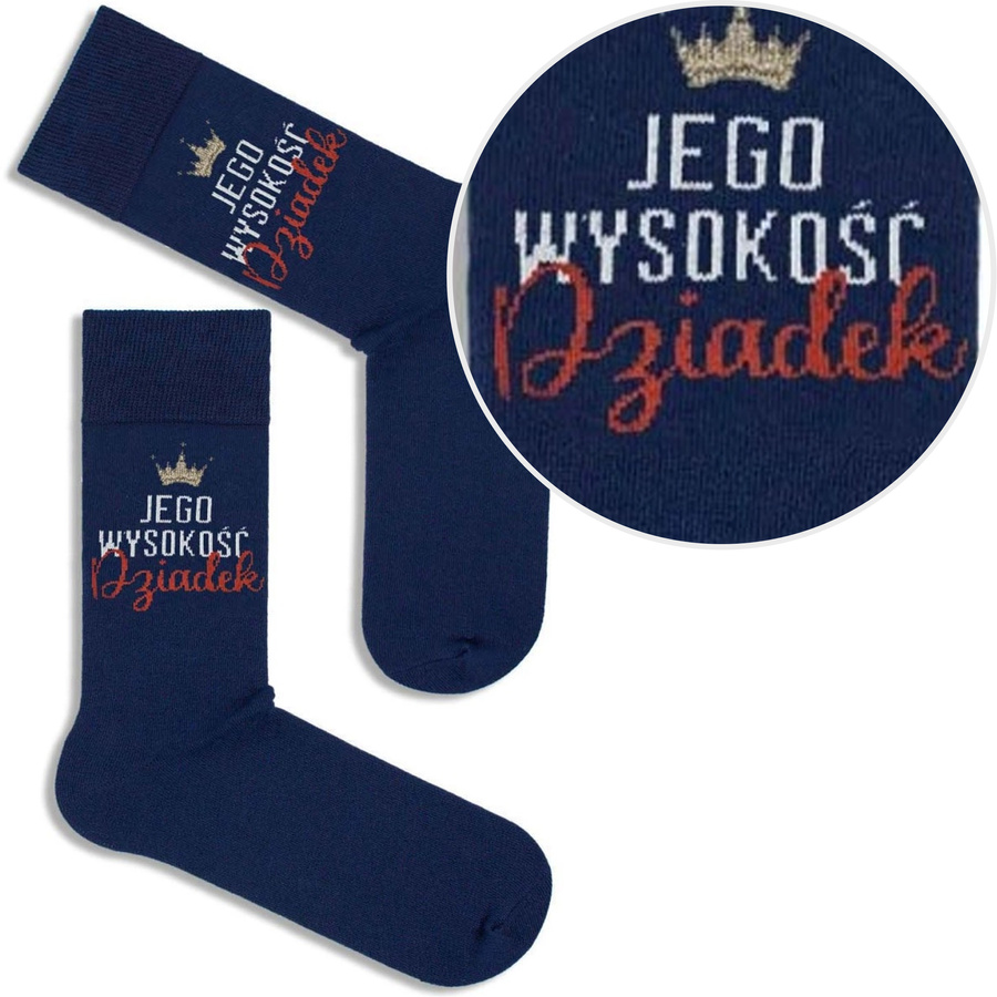 Socken Herren Serie Blau