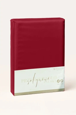 Fitted Sheet Satin Burgundy