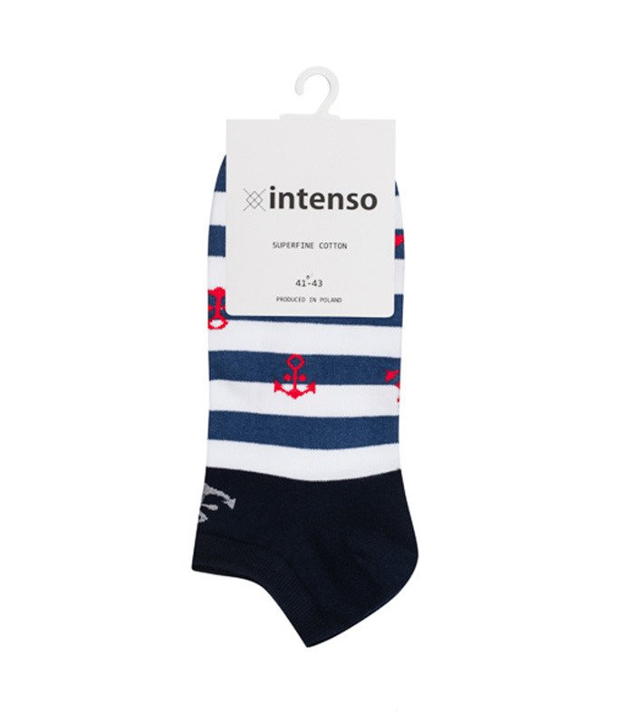 Farbige Socken Stops Kunst. 1849 Intenso-Anker