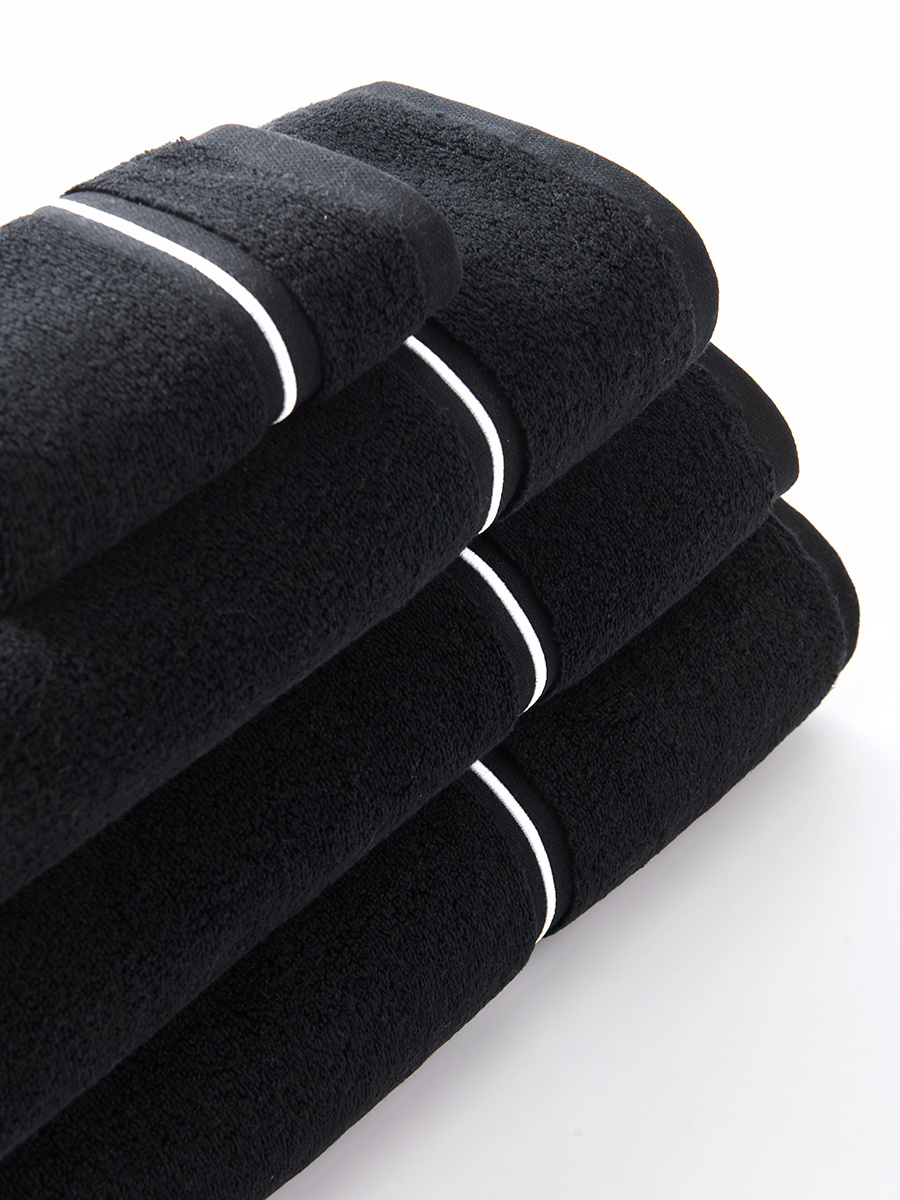 S HANDTUCH 100*150 LIBRE SCHWARZ+WEISS