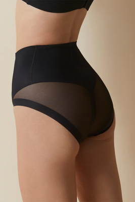 907 Control Correcting High Waisted Panties, negro-black