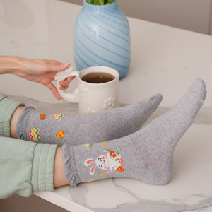 Damensocken Serie 136 Grau/Hellblau