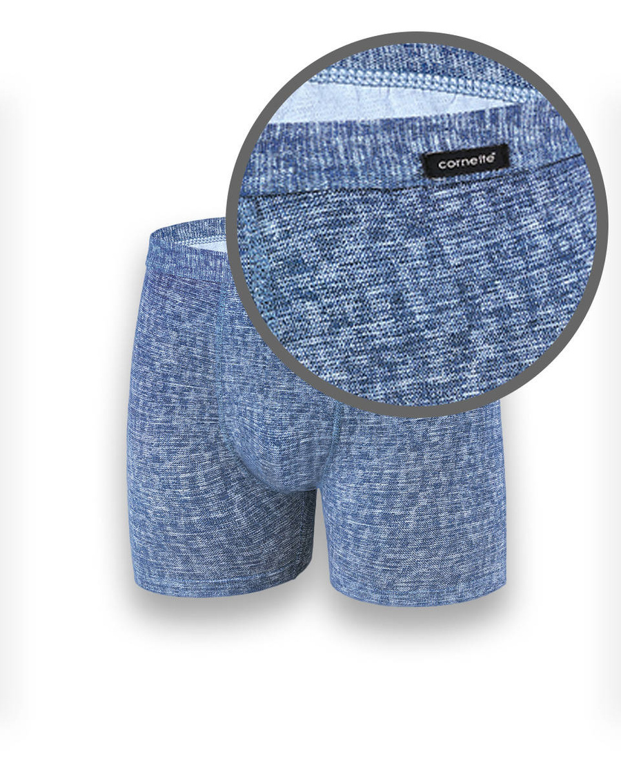 Herren-Boxershorts Authentic 220 marine Cornette