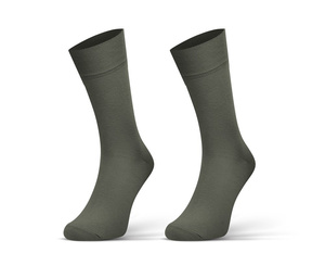 Sesto Senso Herren Anzug Socken – Klassische Baumwollsocken mit Lin Toe® Technologie, Hoher Tragekomfort, Atmungsaktiv, Grün, Für Formelle Anlässe