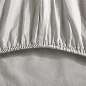 Spannbettlaken Satyn Taupe