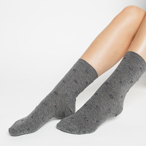 Socken Damen Serie Grau