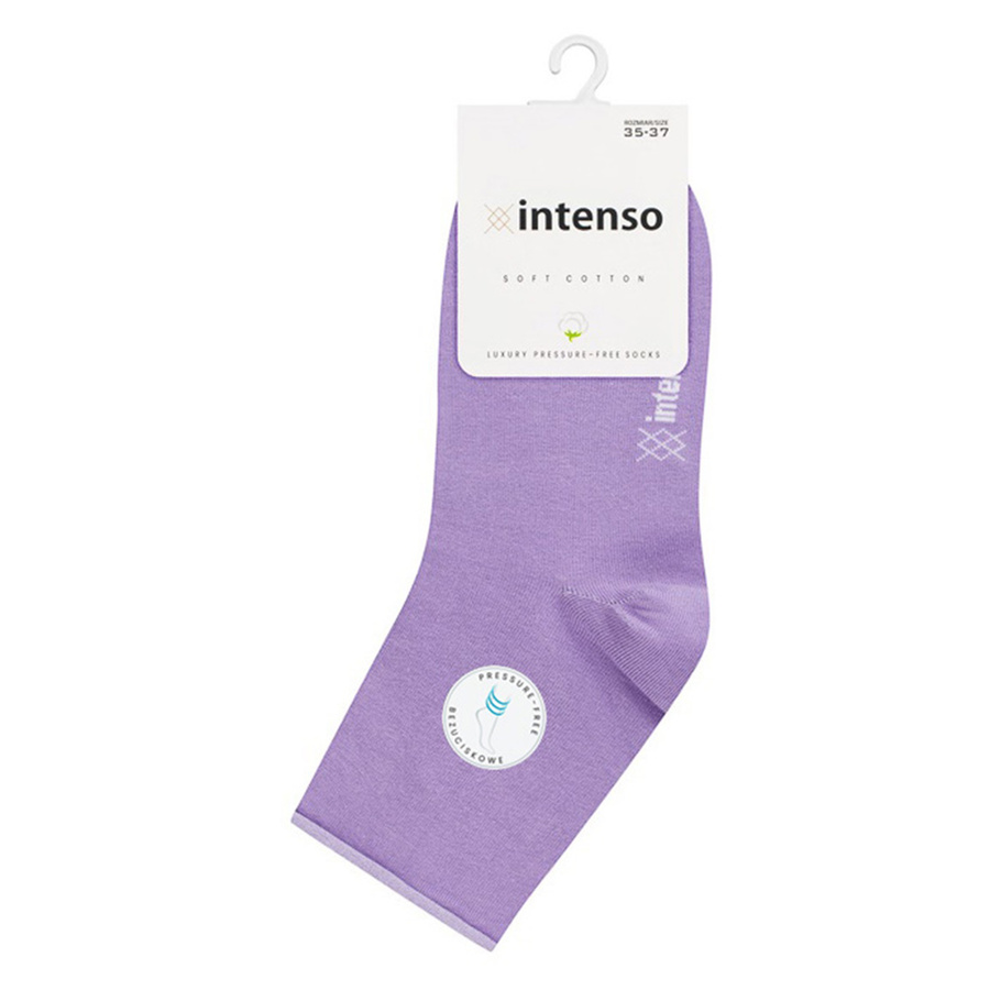 Skarpety bezuciskowe damskie bawełna art. 020 Intenso