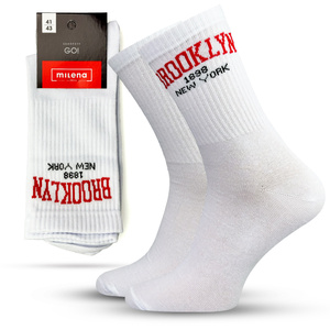 Herrensocken Go! Brooklyn Weiß