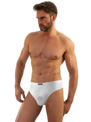 Sesto Senso Herren Slips Nipper – Bequeme Baumwollunterwäsche mit Elastan, Sportlicher Schnitt, Flache Nähte, Weiß, Für Männer