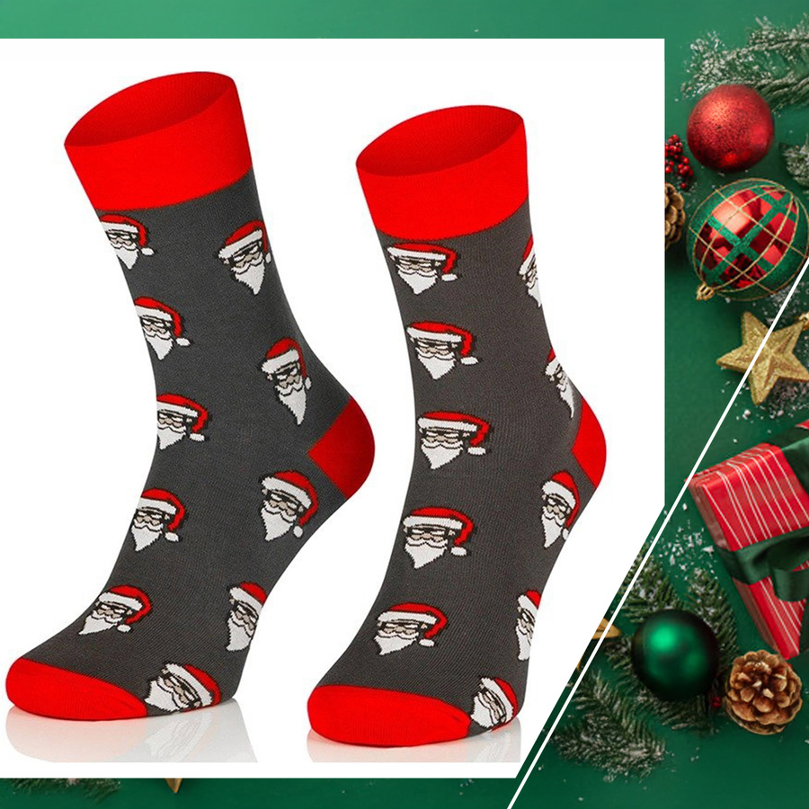 Kolorowe skarpety świąteczne ART. 1887 Intenso