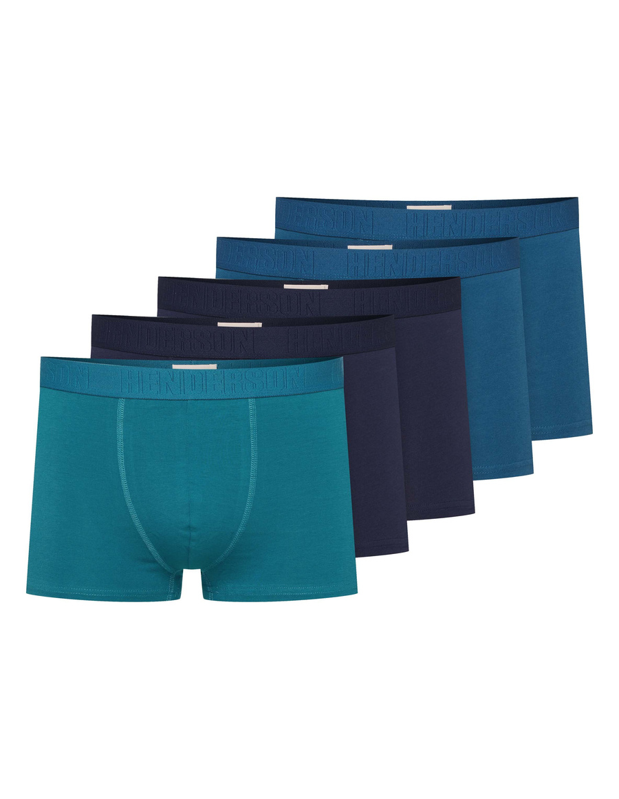 Solid boxer shorts 5-pack