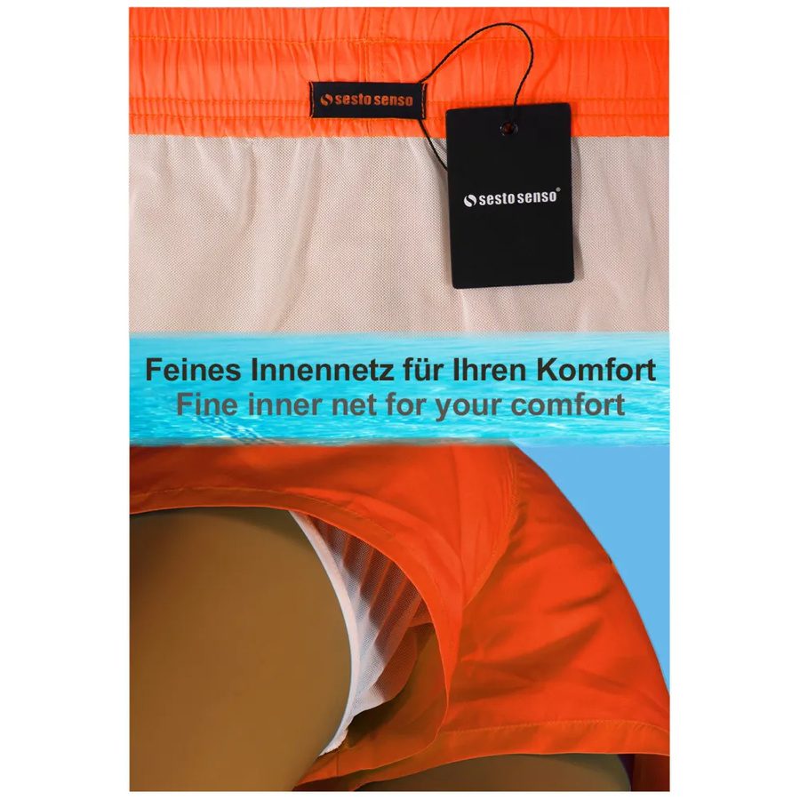 Badeshorts Serie SZ24 Orange