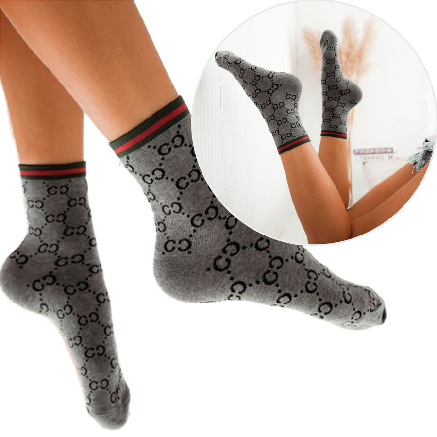 Damen Cc Socken, Farbe Braun, Größe 37-41