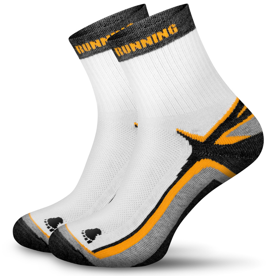 Laufsocken Extreme Weiß