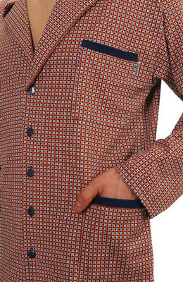 Herren-Schlafanzug Serie Blau